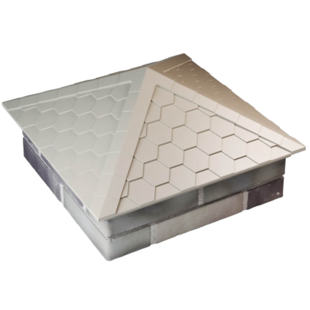 Колпак Zking Эверест Бежевый на столб 2х2 кирпича (535х535мм) Зеленокумск фото