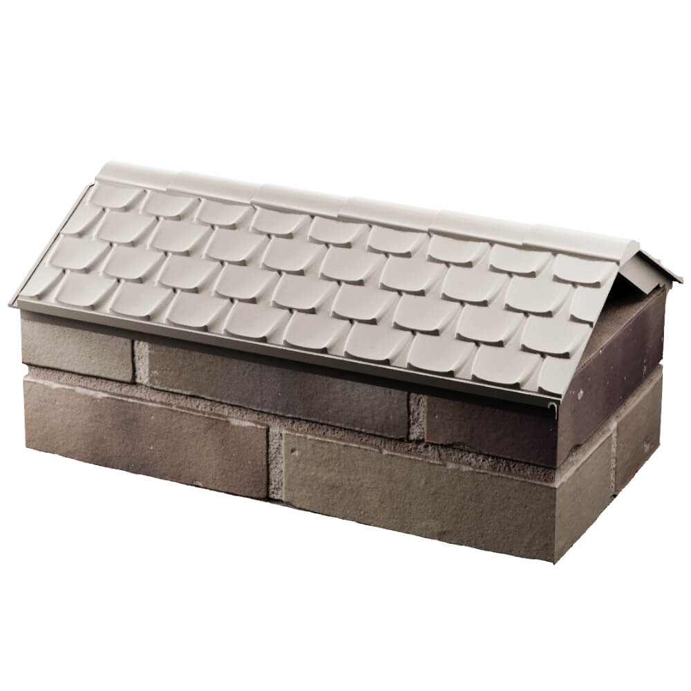 Парапет Zking Эльбрус Бежевый с посадкой на 1 кирпич (255мм) в Зеленокумске фото