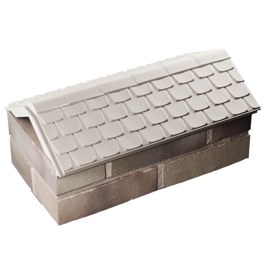 Парапет Zking Эльбрус Бежевый с посадкой на 1 кирпич (255мм) в Зеленокумске фото