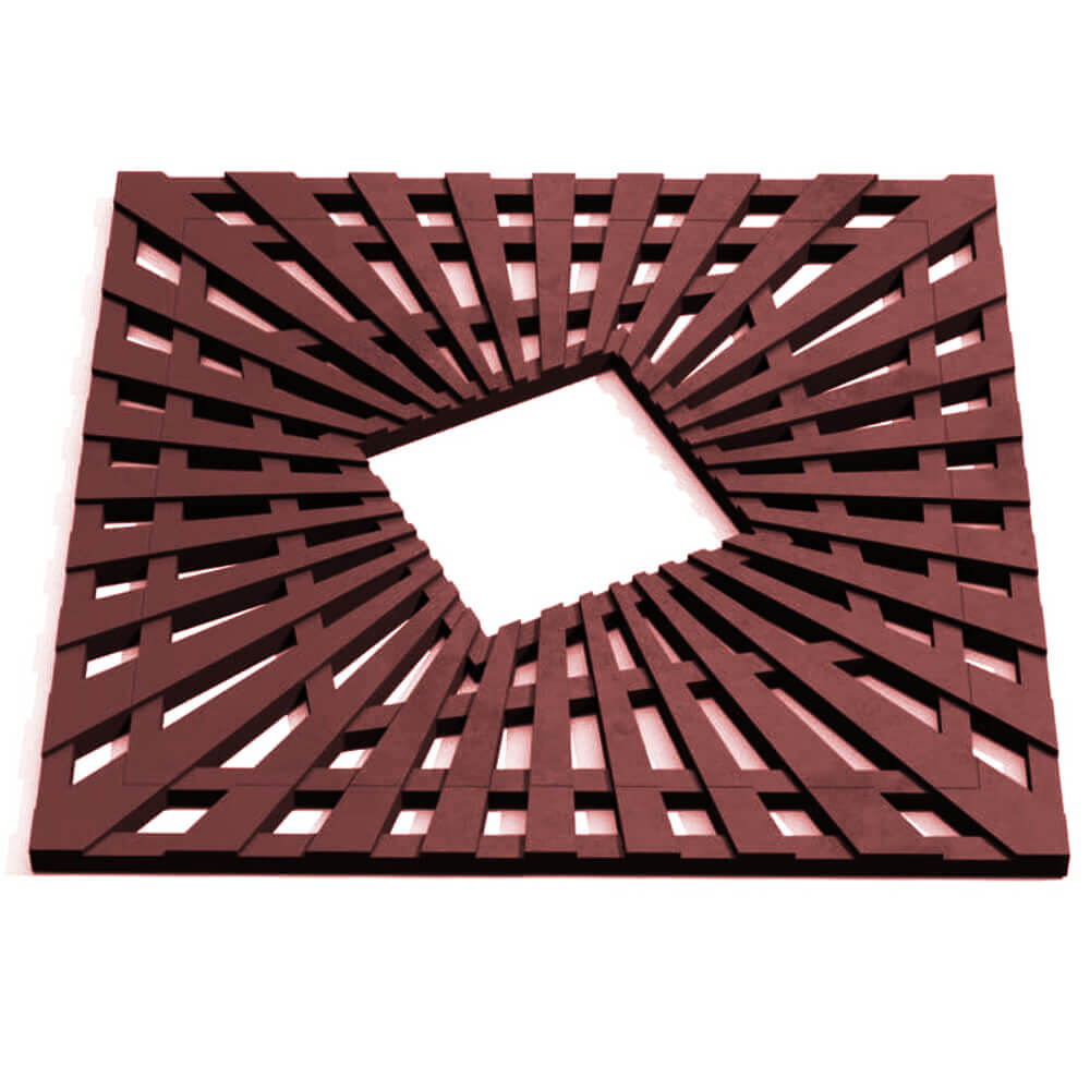 Приствольная решетка для дерева ZKING ATMOSPHERE 1.2х1.2м Коричневая Зеленокумск фото