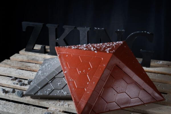 Колпак Zking Эверест Красный на столб 1.5х1.5 кирпича (390х390мм) в Зеленокумске фото