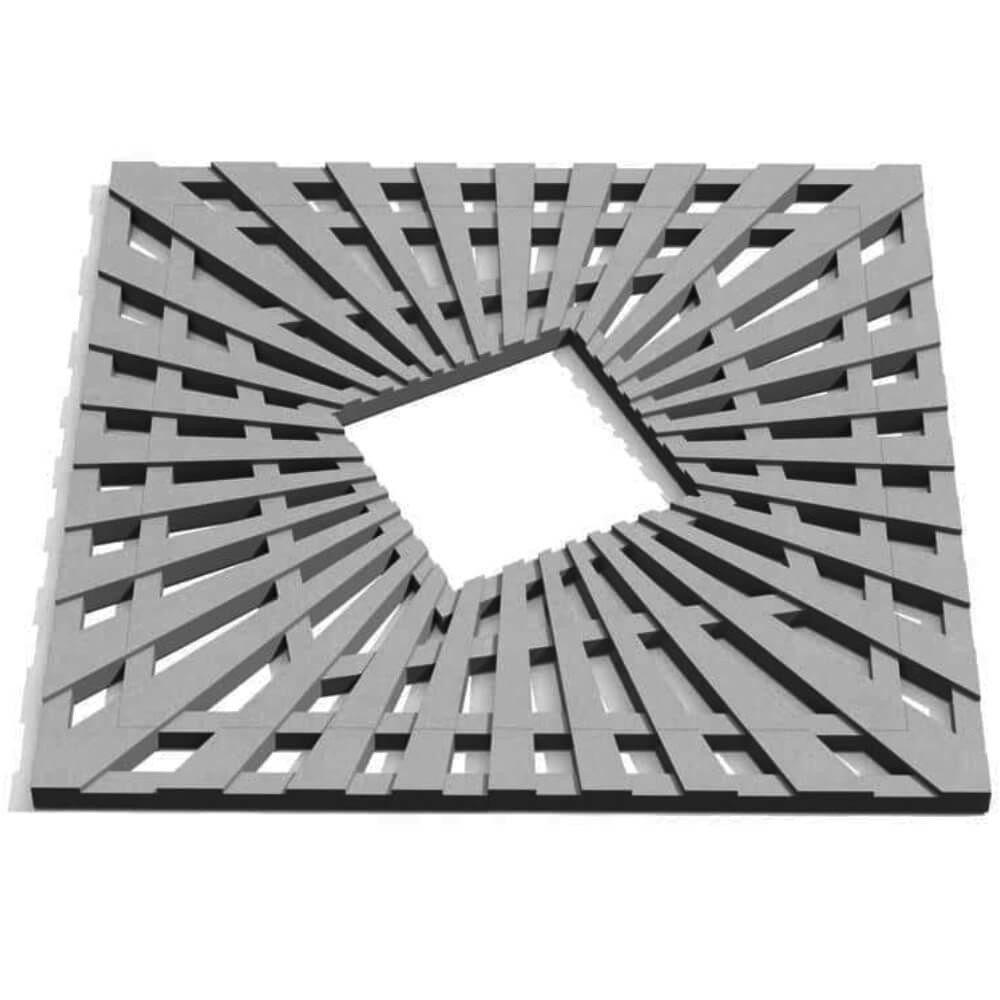 Приствольная решетка для дерева ZKING ATMOSPHERE 1.2х1.2м Серая Зеленокумск фото