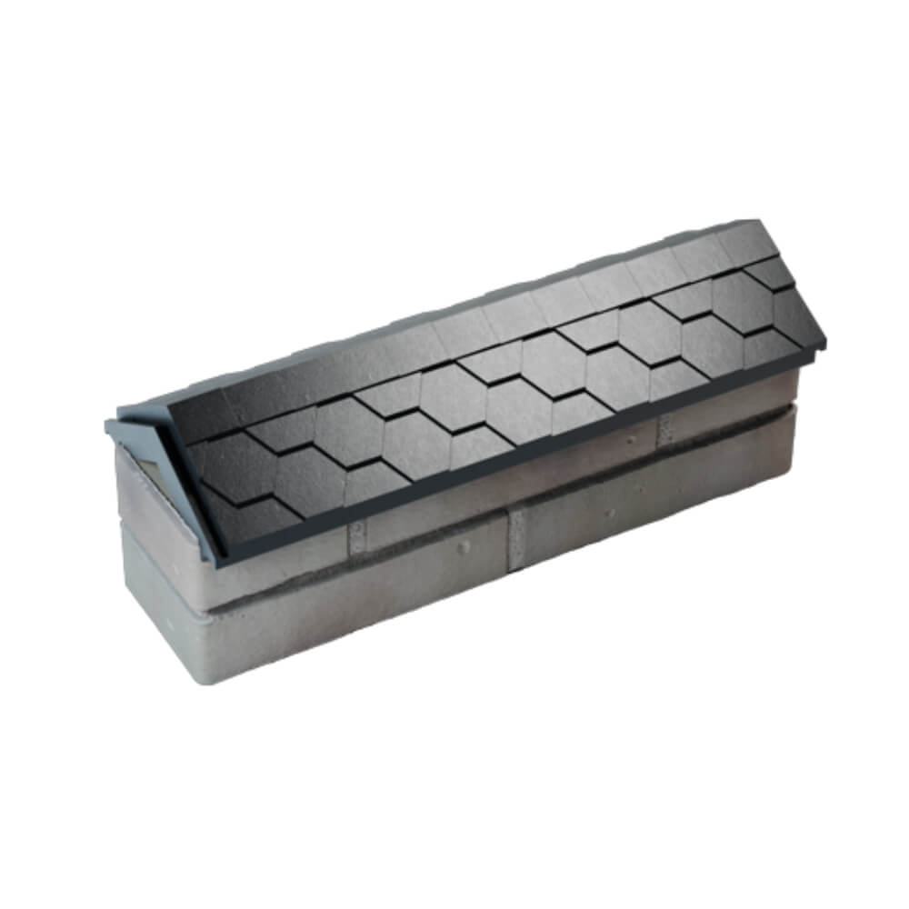 Парапет Zking Эверест Черный с посадкой на 0.5 кирпича (130мм) в Зеленокумске фото