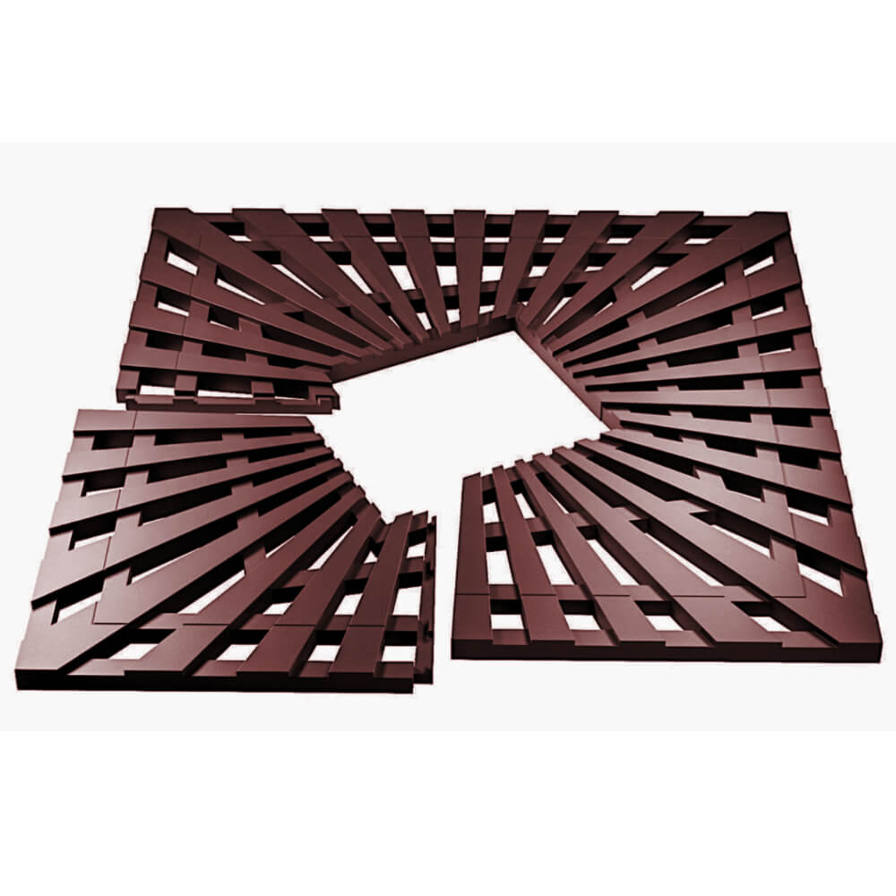 Приствольная решетка для дерева ZKING ATMOSPHERE 1.2х1.2м Коричневая в Зеленокумске фото