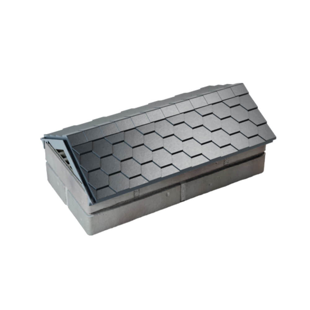 Парапет Zking Эверест Серый с посадкой на 1 кирпич (200/225/255мм) в Зеленокумске фото