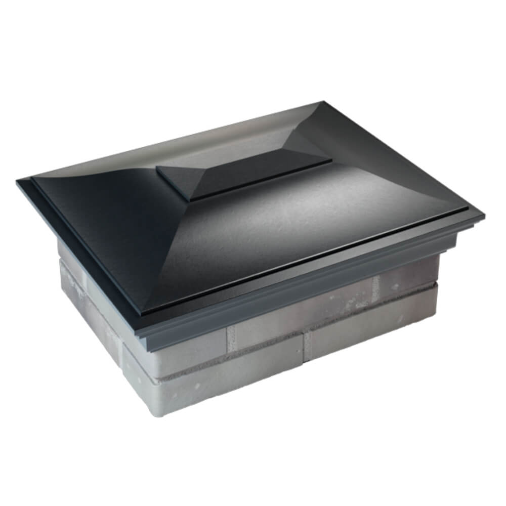 Колпак Zking Монблан Черный на столб 2х1.5 кирпича (515х385мм) Зеленокумск фото