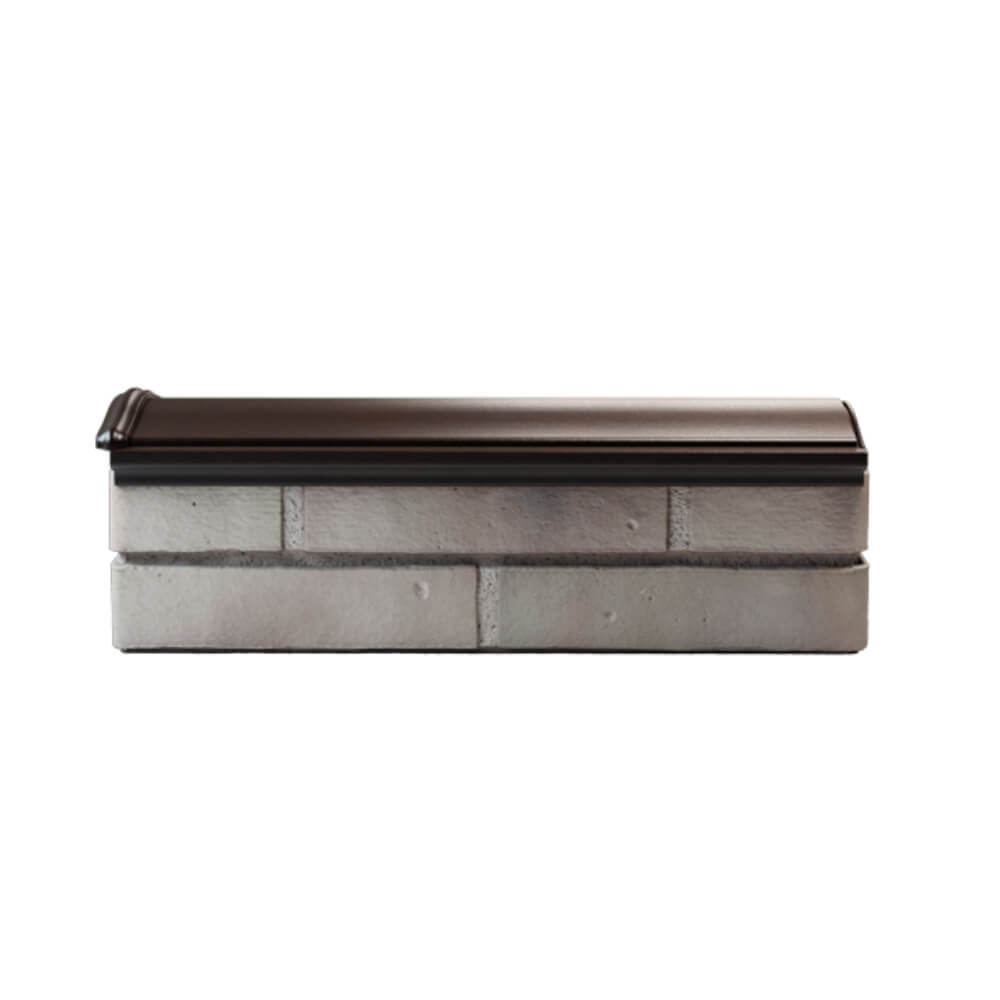 Парапет Zking Монблан Коричневый посадка на 0.5 кирпича (130мм) в Зеленокумске фото