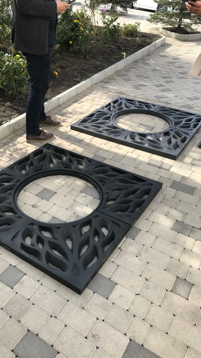 Приствольная решетка для дерева ZKING CRUST 1.2х1.2м Черная в Зеленокумске фото