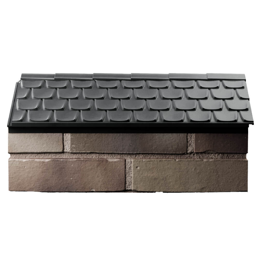 Парапет Zking Эльбрус Серый с посадкой на 1 кирпич (255мм) в Зеленокумске фото