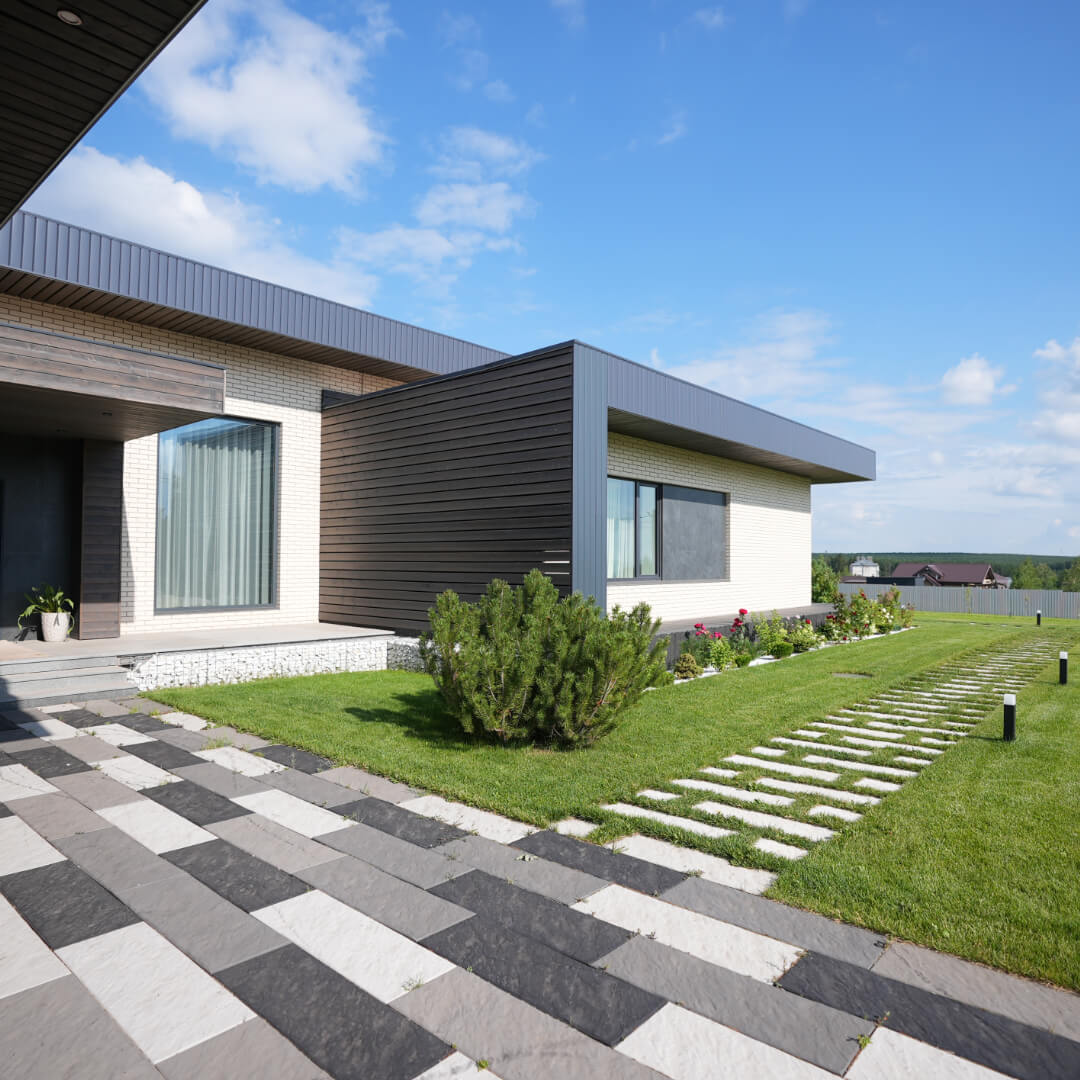 Шаговая плита STONE Светлая Галька 990х330х55мм в Зеленокумске фото