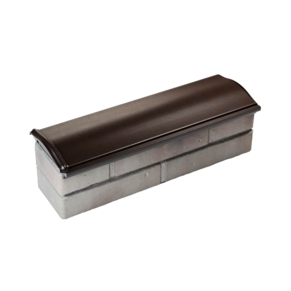 Парапет Zking Монблан Коричневый посадка на 0.5 кирпича (130мм) в Зеленокумске фото