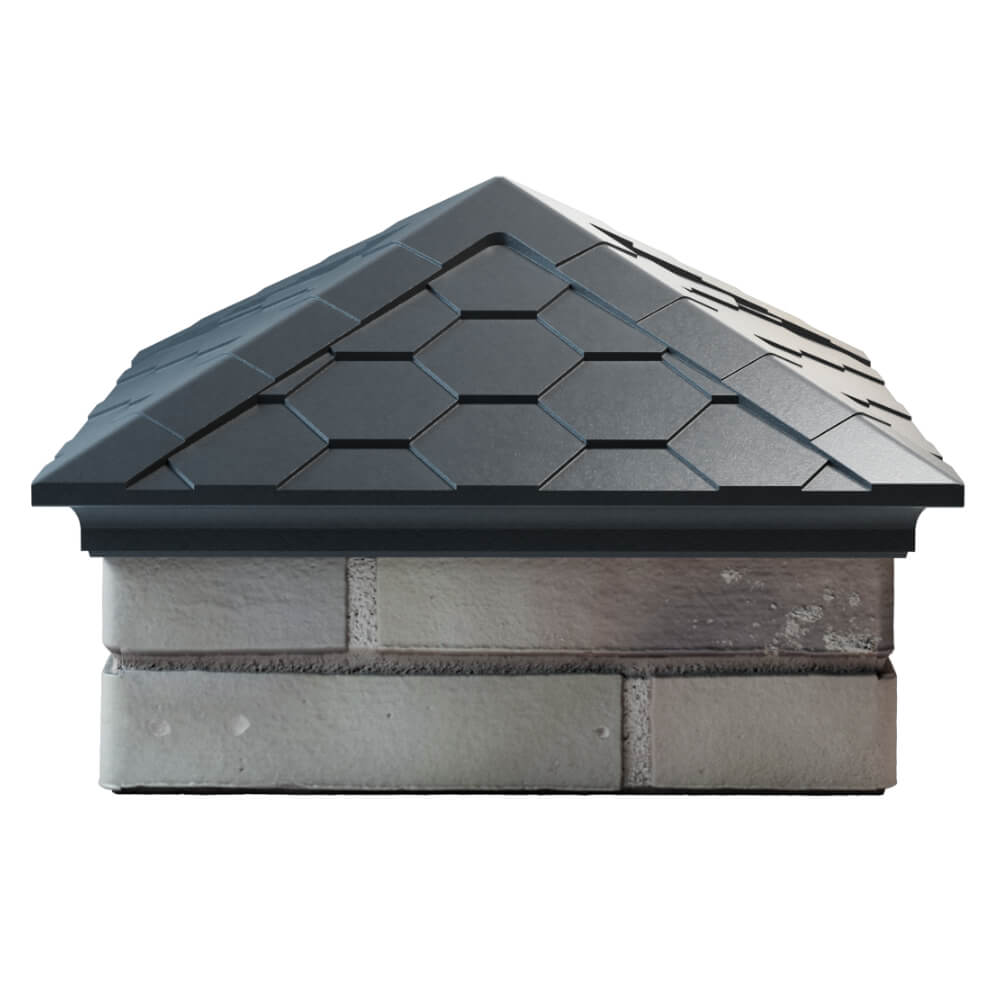 Колпак Zking Эверест Серый на столб 1.5х1.5 кирпича (390х390мм) Зеленокумск фото