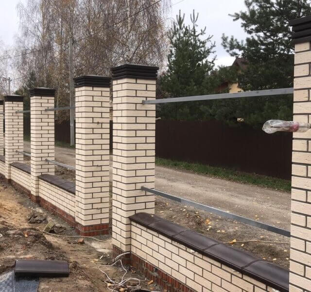 Колпак Zking Бона ХайТек Коричневый на столб 1.5х1.5 кирпича (385х385мм) в Зеленокумске фото