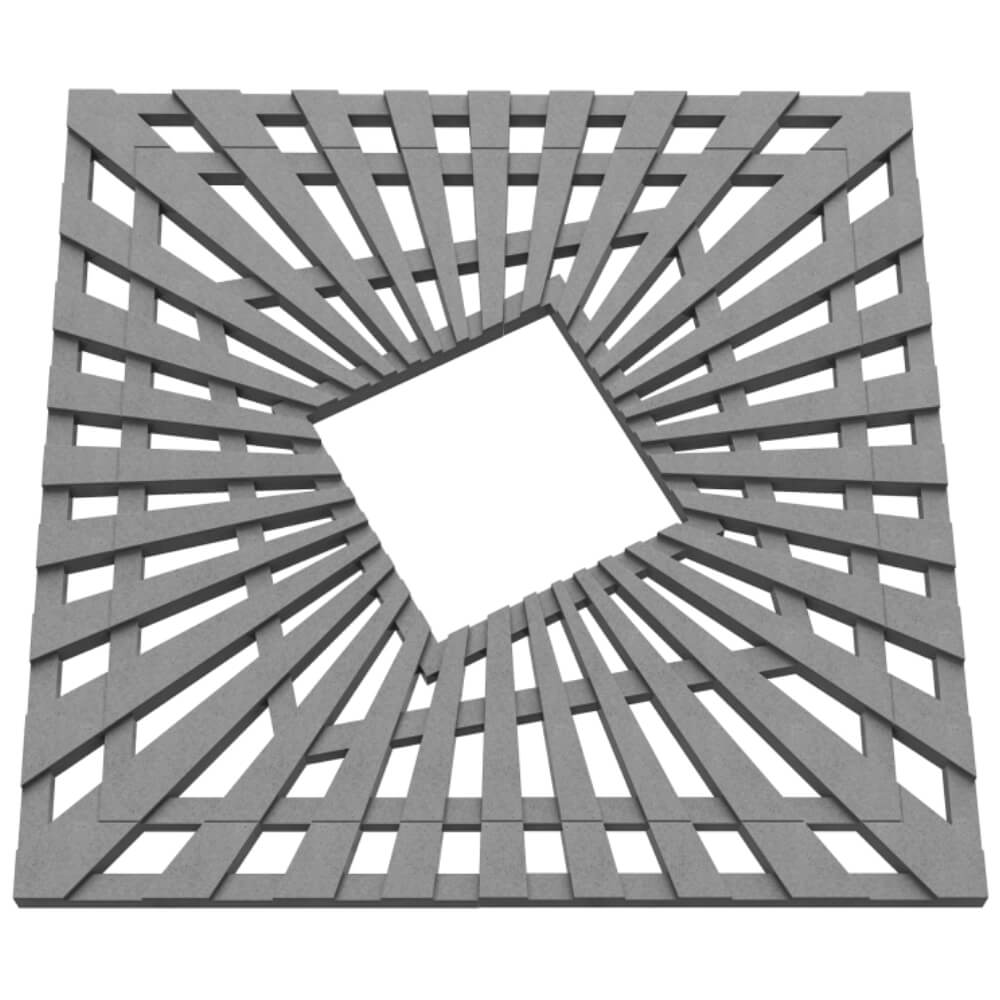 Приствольная решетка для дерева ZKING ATMOSPHERE 1.2х1.2м Серая в Зеленокумске фото