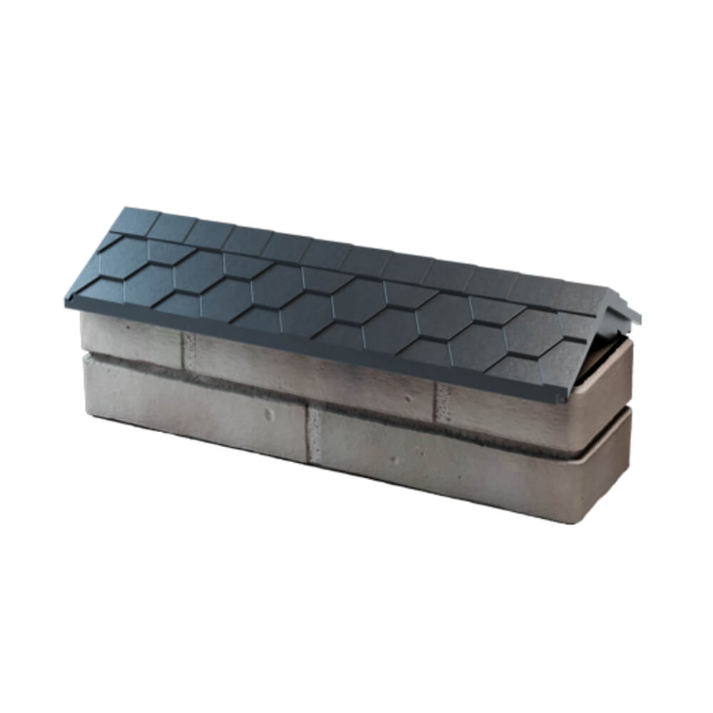 Парапет Zking Эверест Серый с посадкой на 0.5 кирпича (130мм) в Зеленокумске фото