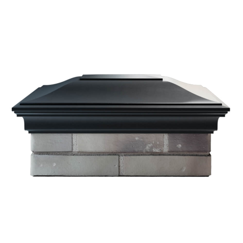 Колпак Zking Монблан Черный на столб 2х1.5 кирпича (515х385мм) в Зеленокумске фото