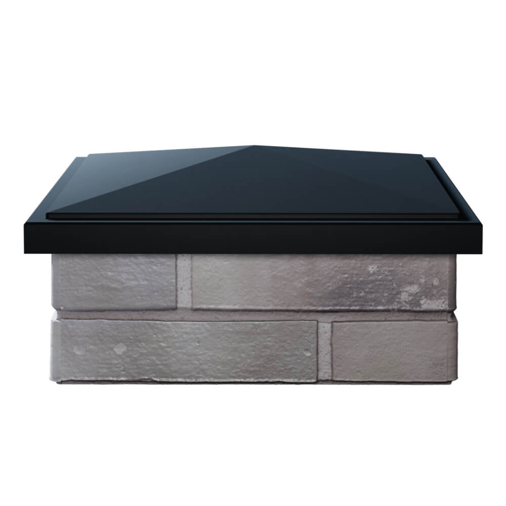 Колпак Zking БонаМоно Черный на столб 1.5х1.5 кирпича (385х385, 400х400мм) Зеленокумск фото