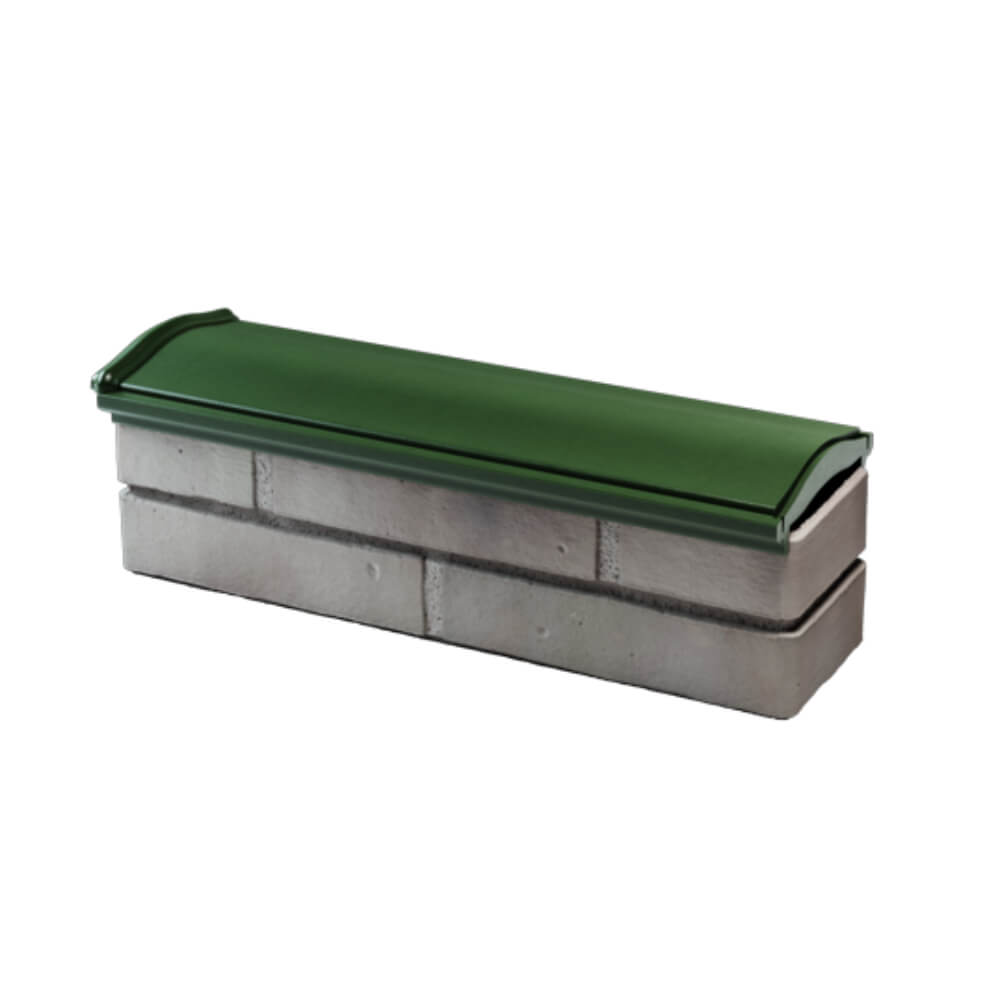 Парапет Zking Монблан Зеленый посадка на 0.5 кирпича (130мм) в Зеленокумске фото