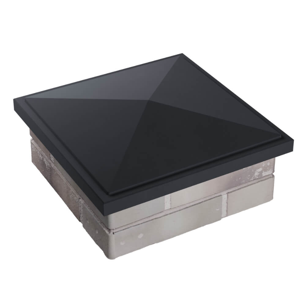 Колпак Zking БонаМоно Серый на столб 1.5х1.5 кирпича (385х385, 400х400мм) в Зеленокумске фото