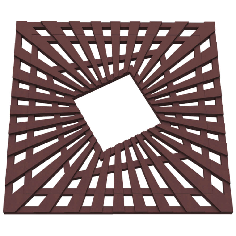 Приствольная решетка для дерева ZKING ATMOSPHERE 1.2х1.2м Коричневая в Зеленокумске фото