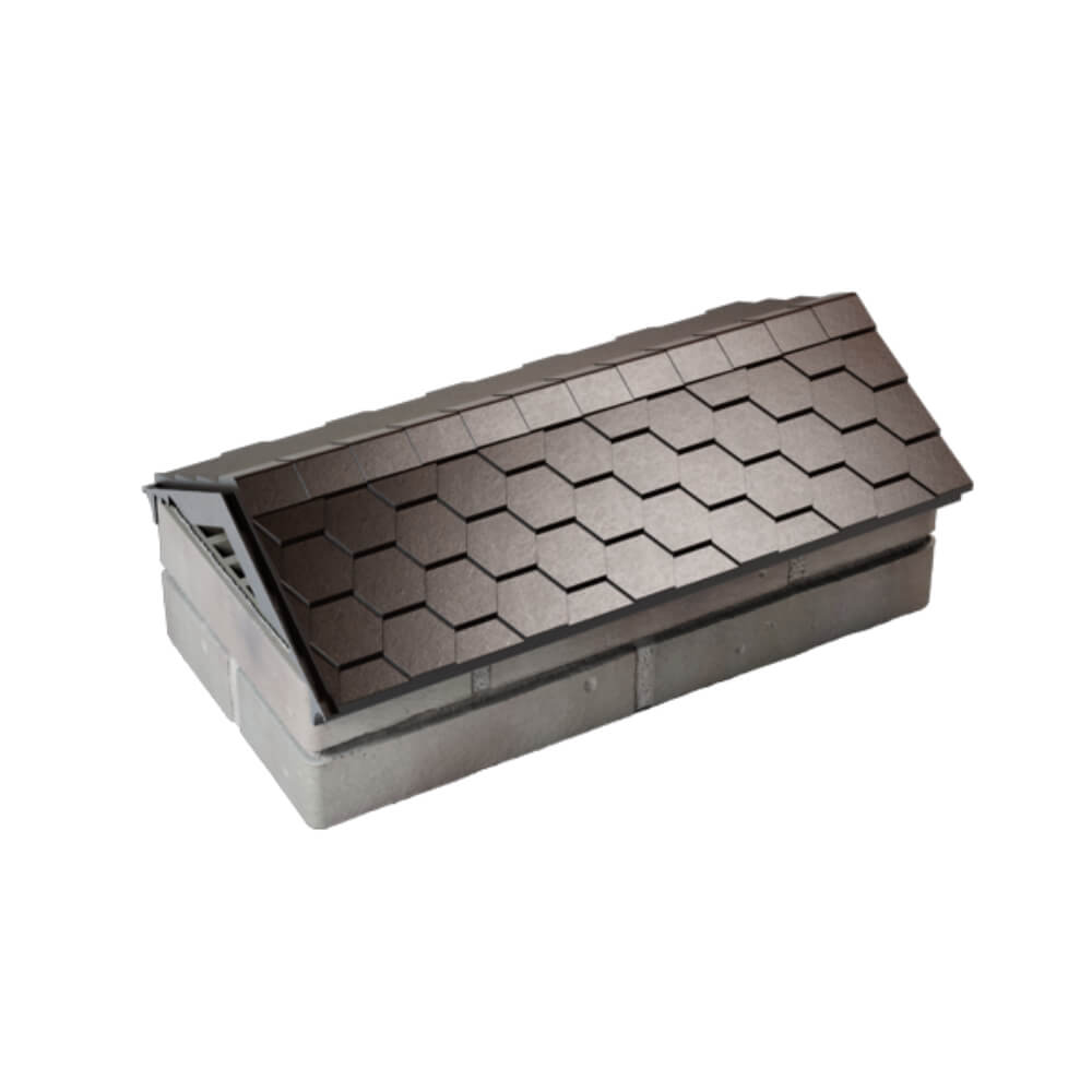 Парапет Zking Эверест Коричневый с посадкой на 1 кирпич (200/225/255мм) в Зеленокумске фото