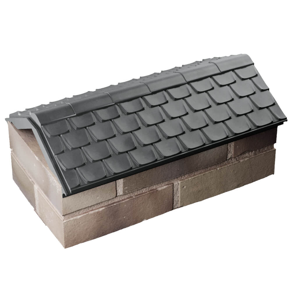 Парапет Zking Эльбрус Серый с посадкой на 1 кирпич (255мм) в Зеленокумске фото