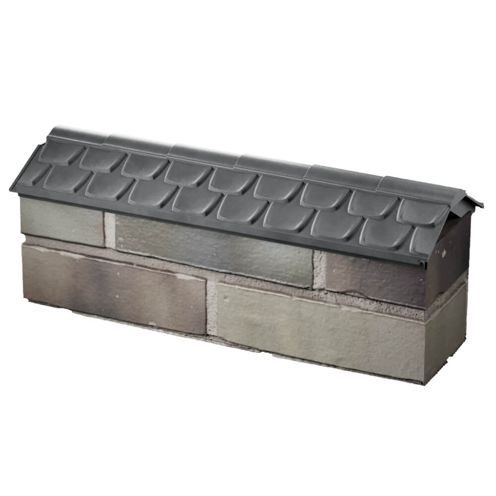 Парапет Zking Эльбрус Серый с посадкой на 0.5 кирпича (130мм) в Зеленокумске фото