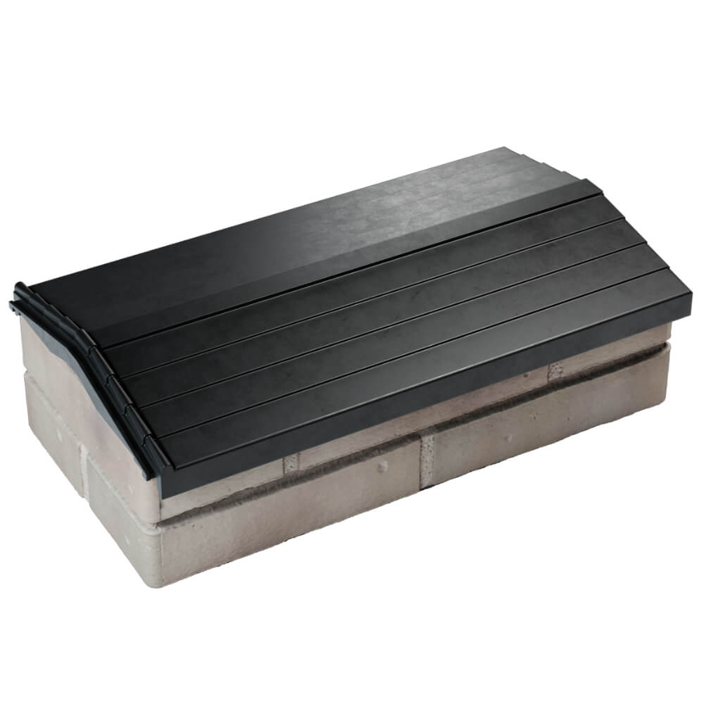 Парапет Zking Бона ХайТек Черный с посадкой на 1 кирпич (200/225/255мм) в Зеленокумске фото