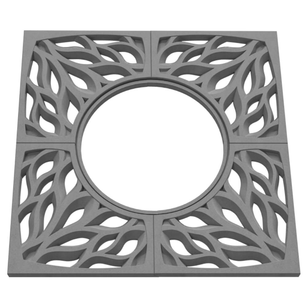 Приствольная решетка для дерева ZKING CRUST 1.2х1.2м Серая в Зеленокумске фото