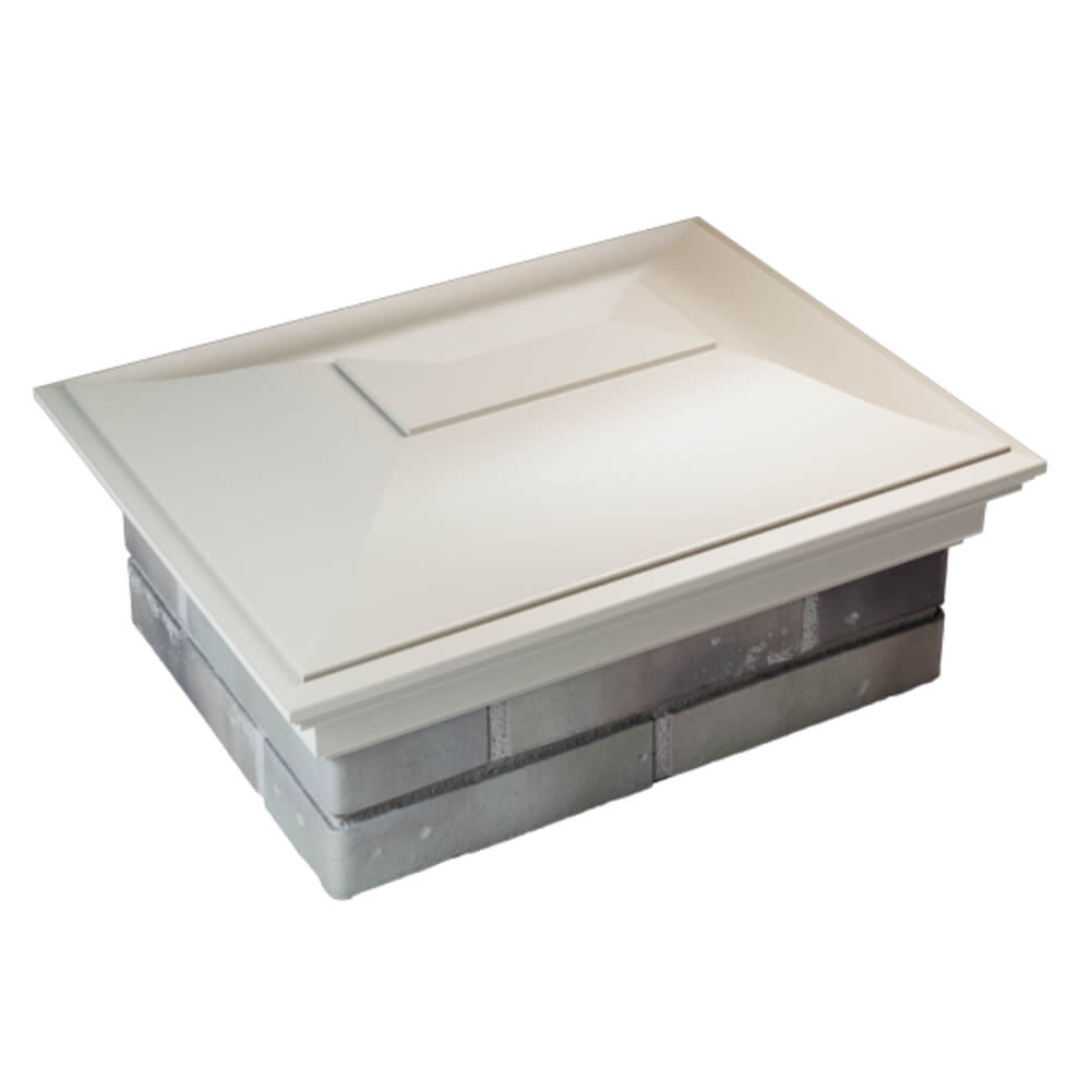 Колпак Zking Монблан Бежевый на столб 2х1.5 кирпича (515х385мм) Зеленокумск фото