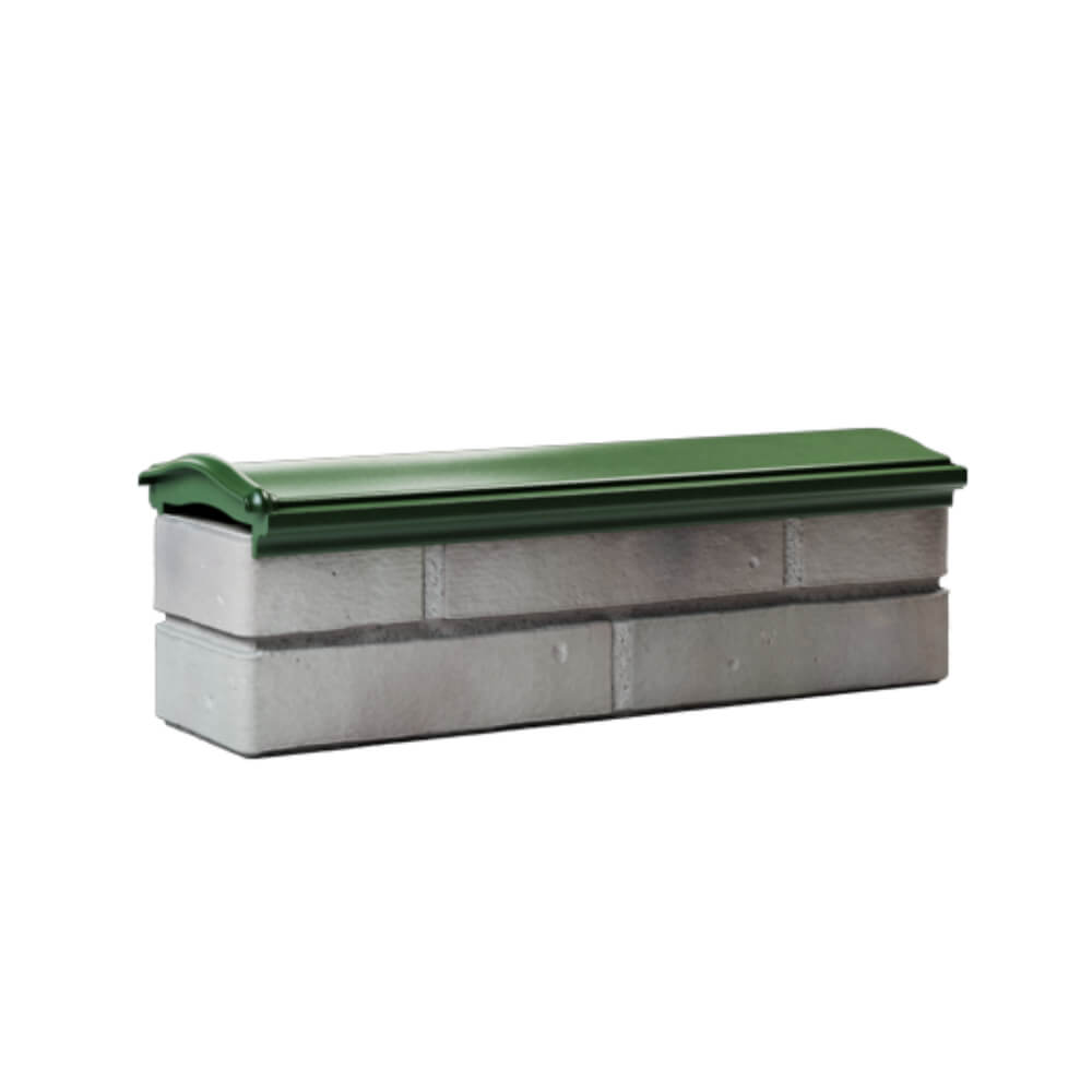 Парапет Zking Монблан Зеленый посадка на 0.5 кирпича (130мм) Зеленокумск фото