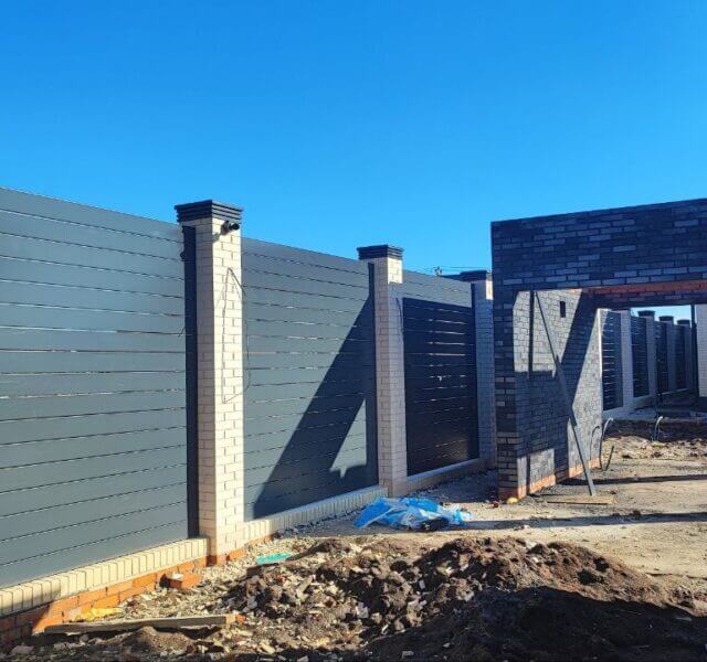 Колпак Zking Бона ХайТек Серый на столб 1.5х1.5 кирпича (385х385мм) в Зеленокумске фото