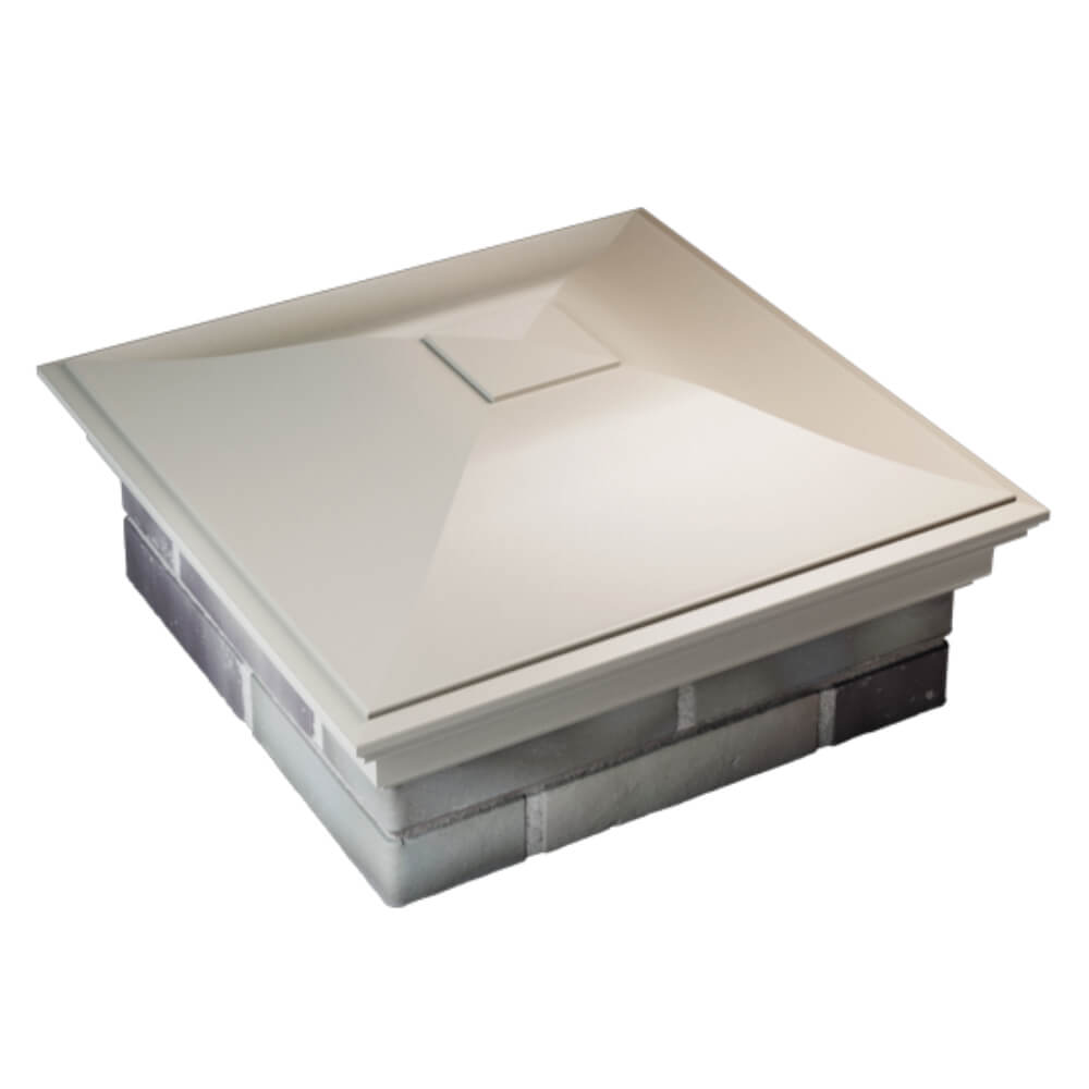 Колпак Zking Монблан Бежевый на столб 2х2 кирпича (515х515мм) Зеленокумск фото