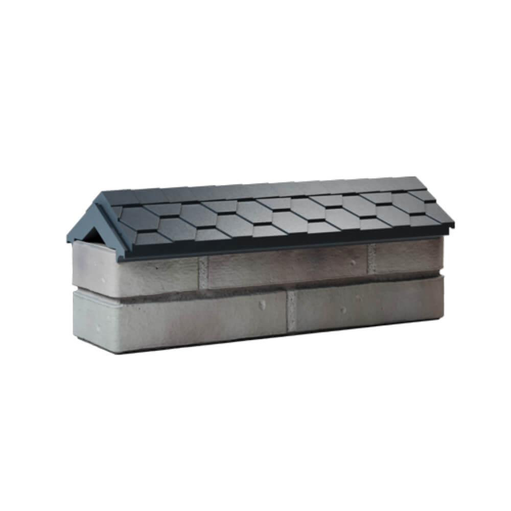 Парапет Zking Эверест Серый с посадкой на 0.5 кирпича (130мм) Зеленокумск фото