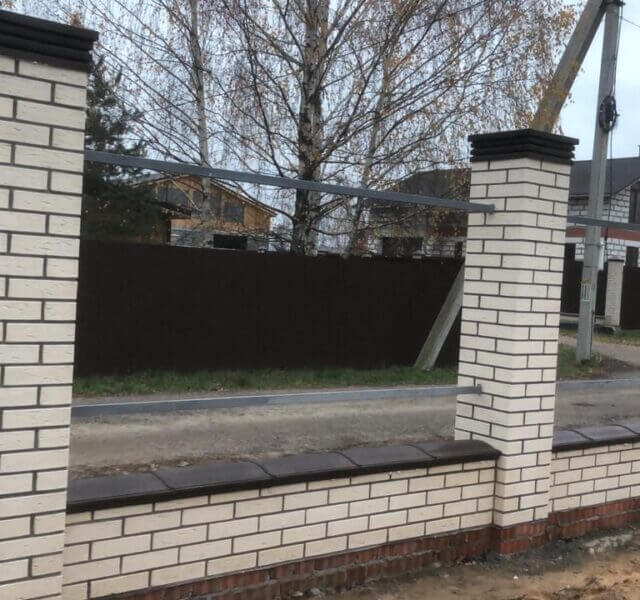 Колпак Zking Бона ХайТек Коричневый на столб 1.5х1.5 кирпича (385х385мм) в Зеленокумске фото