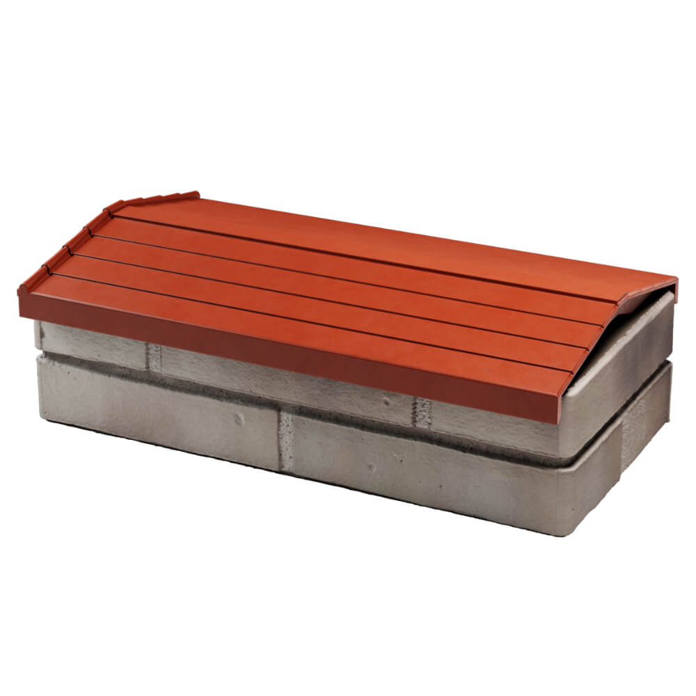 Парапет Zking Бона ХайТек Красный с посадкой на 1 кирпич (200/225/255мм) в Зеленокумске фото