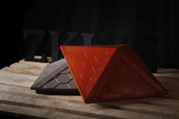 Колпак Zking Эверест Красный на столб 1.5х1.5 кирпича (390х390мм) в Зеленокумске фото