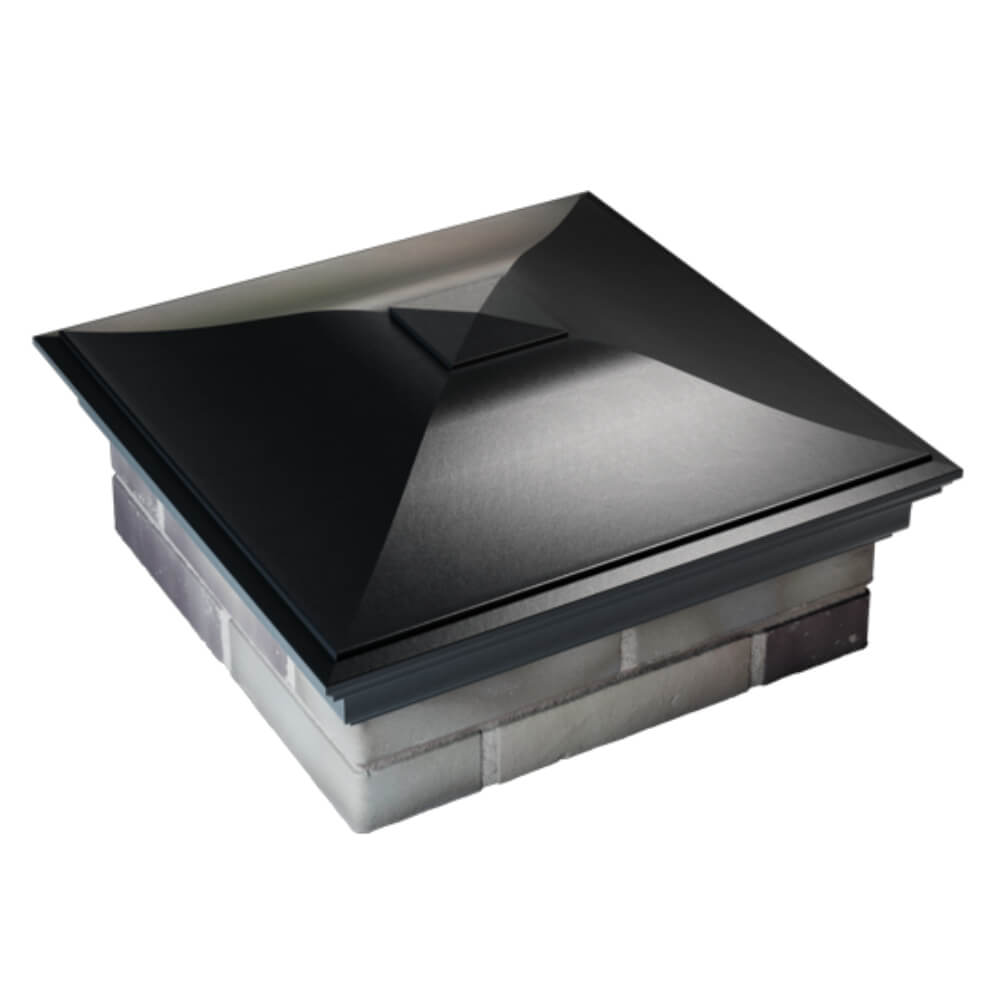 Колпак Zking Монблан Черный на столб 2х2 кирпича (515х515мм) Зеленокумск фото