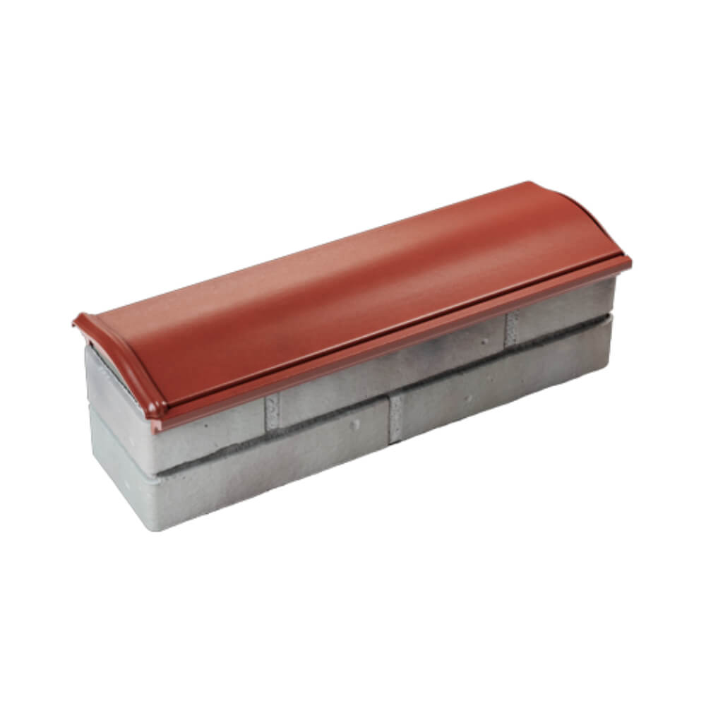 Парапет Zking Монблан Красный посадка на 0.5 кирпича (130мм) в Зеленокумске фото