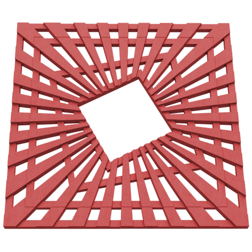 Приствольная решетка для дерева ZKING ATMOSPHERE 1.2х1.2м Красная в Зеленокумске фото