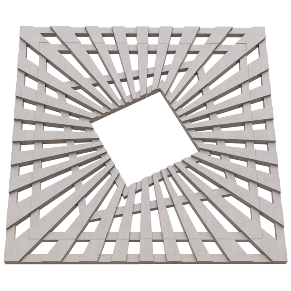 Приствольная решетка для дерева ZKING ATMOSPHERE 1.2х1.2м Бежевая в Зеленокумске фото