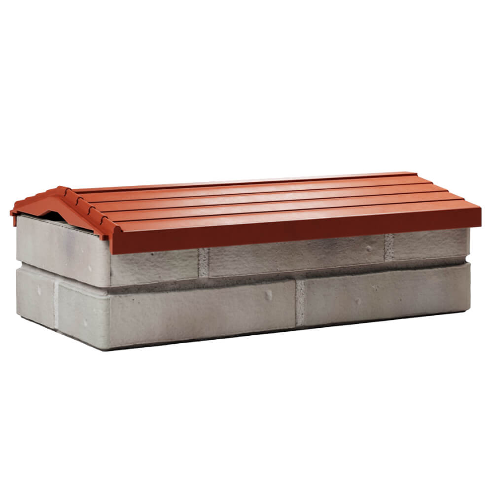 Парапет Zking Бона ХайТек Красный с посадкой на 1 кирпич (200/225/255мм) Зеленокумск фото