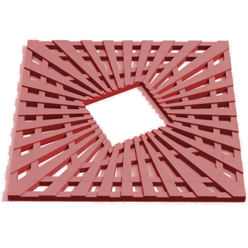 Приствольная решетка для дерева ZKING ATMOSPHERE 1.2х1.2м Красная Зеленокумск фото