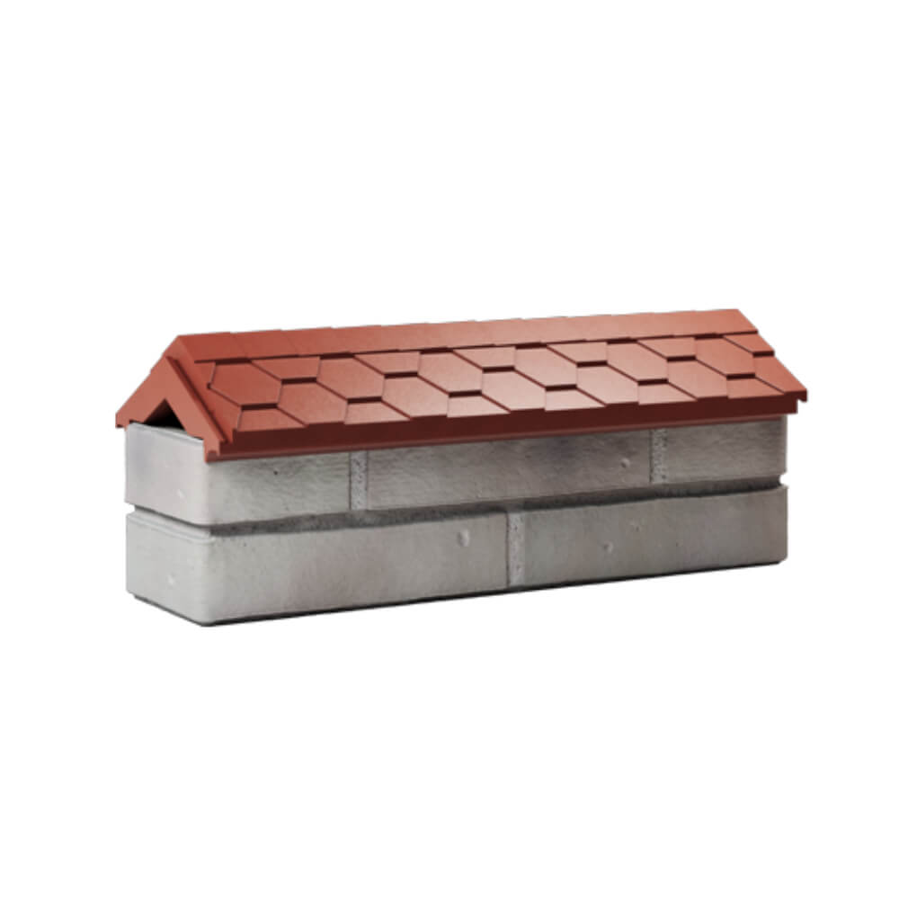 Парапет Zking Эверест Красный с посадкой на 0.5 кирпича (130мм) Зеленокумск фото
