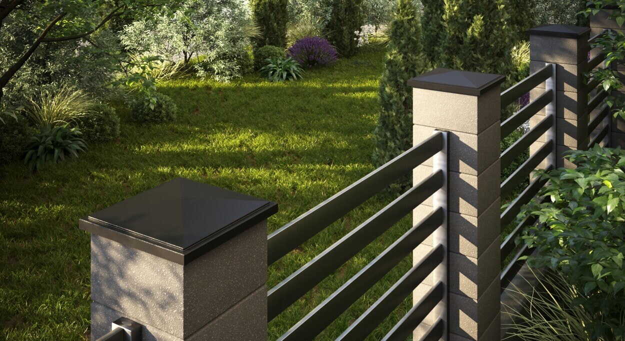 Колпак Zking БонаМоно Коричневый на столб 1.5х1.5 кирпича (385х385, 400х400мм) в Зеленокумске фото