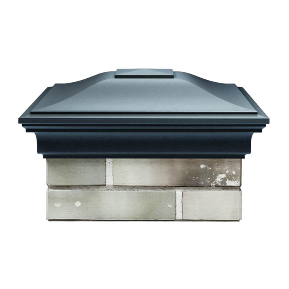 Колпак Zking Монблан Серый на столб 1.5х1.5 еврокирпича 0.7НФ (355х355мм) Зеленокумск фото