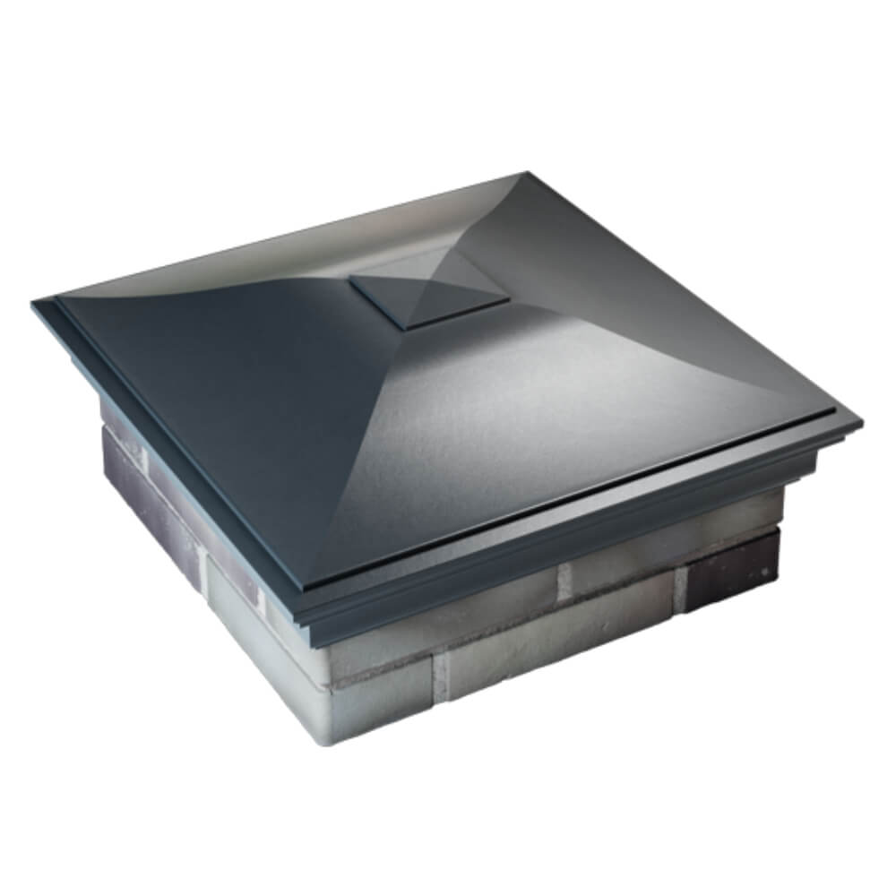 Колпак Zking Монблан Серый на столб 2х2 кирпича (515х515мм) Зеленокумск фото