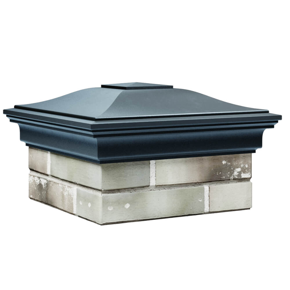 Колпак Zking Монблан Серый на столб 1.5х1.5 кирпича (385х385мм) в Зеленокумске фото