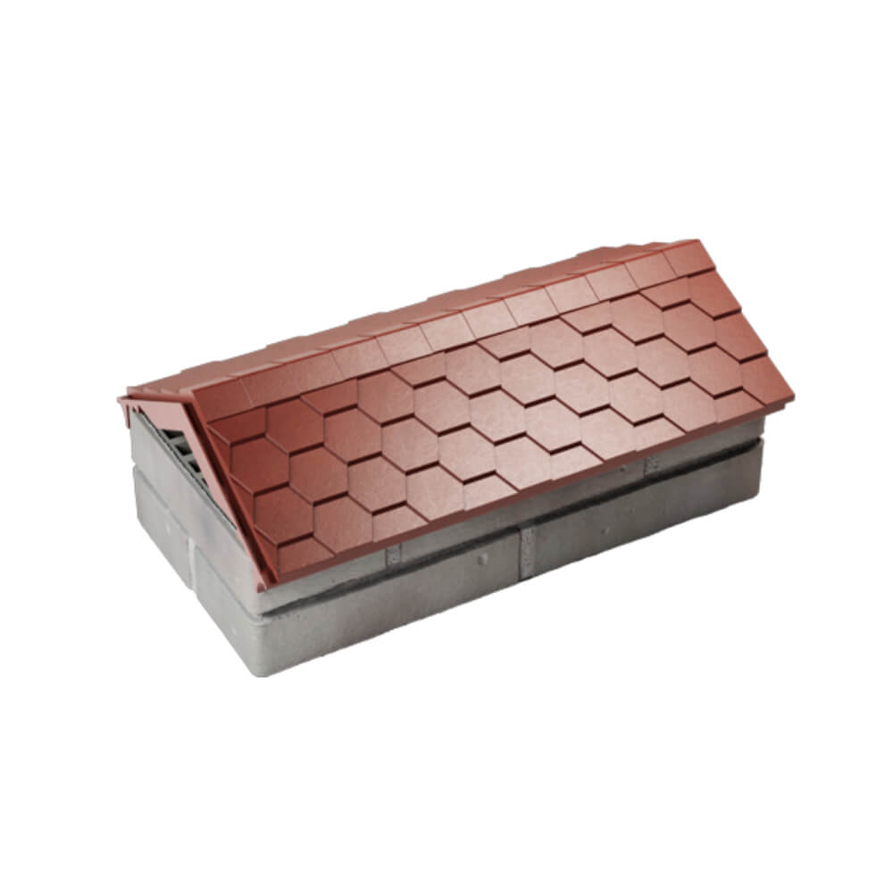Парапет Zking Эверест Красный с посадкой на 1 кирпич (200/225/255мм) в Зеленокумске фото