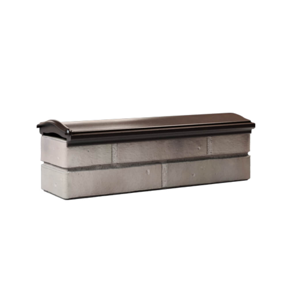 Парапет Zking Монблан Коричневый посадка на 0.5 кирпича (130мм) Зеленокумск фото